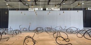 Damian Ortega | Harvest, 2013 | Steel sculptures, lamps | Walid Rashid©